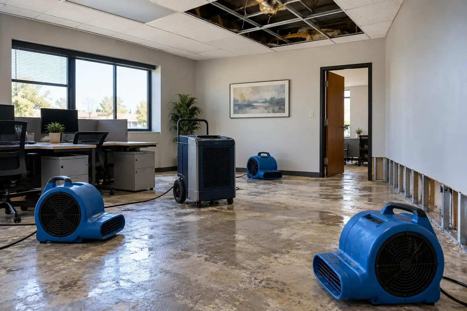 Water Damage Restoration in Port Republic, MD — water cleanup and drying