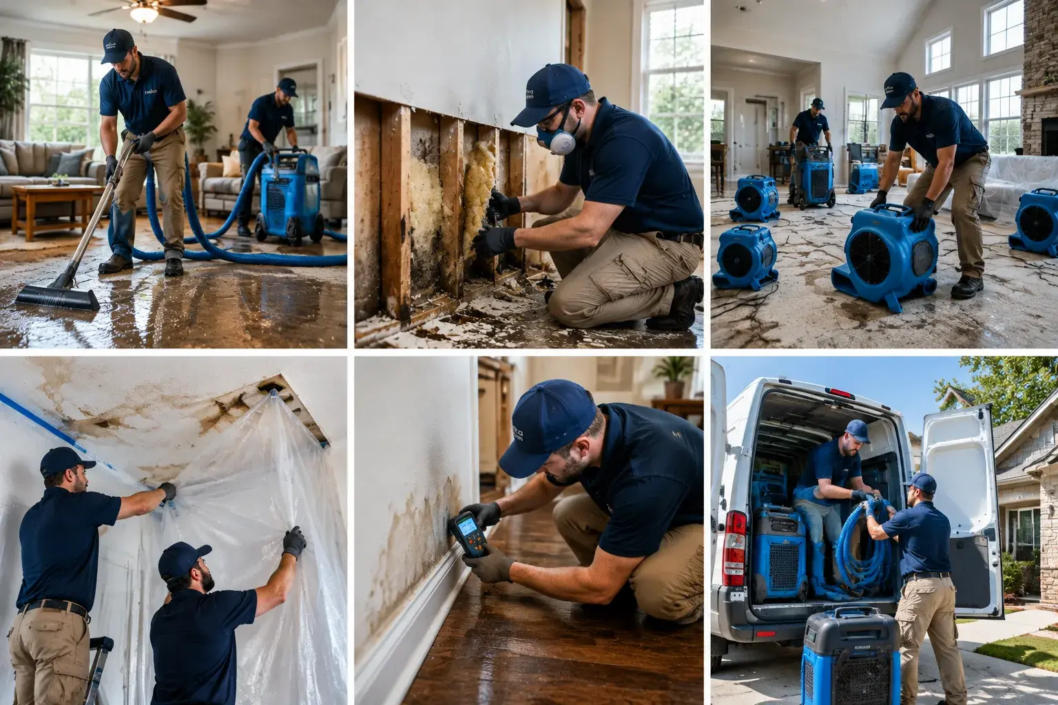 Water damage restoration in Saint Leonard, MD